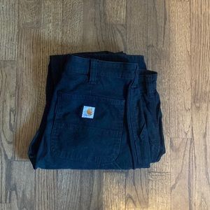 Carhartt black double knee origins fit pants.